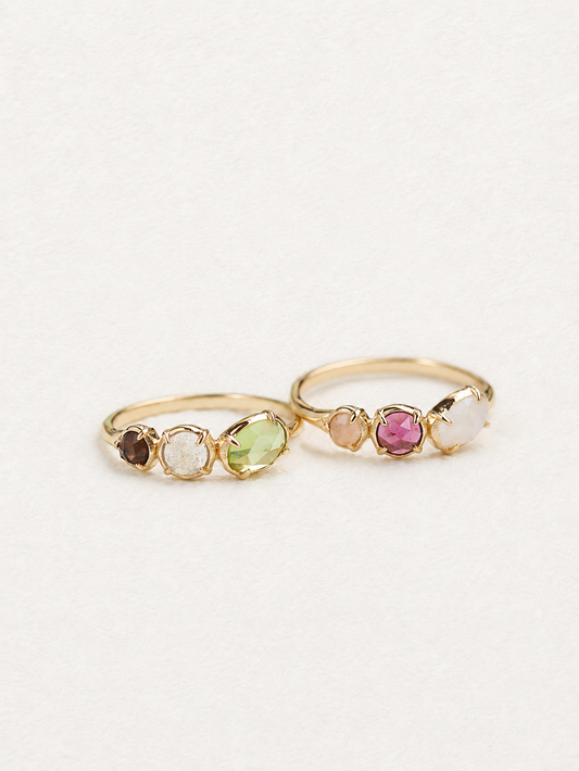 Bonbon Moonlight – Bague en pierres gemmes