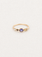 Bonbon Iolite Ring with Pearl