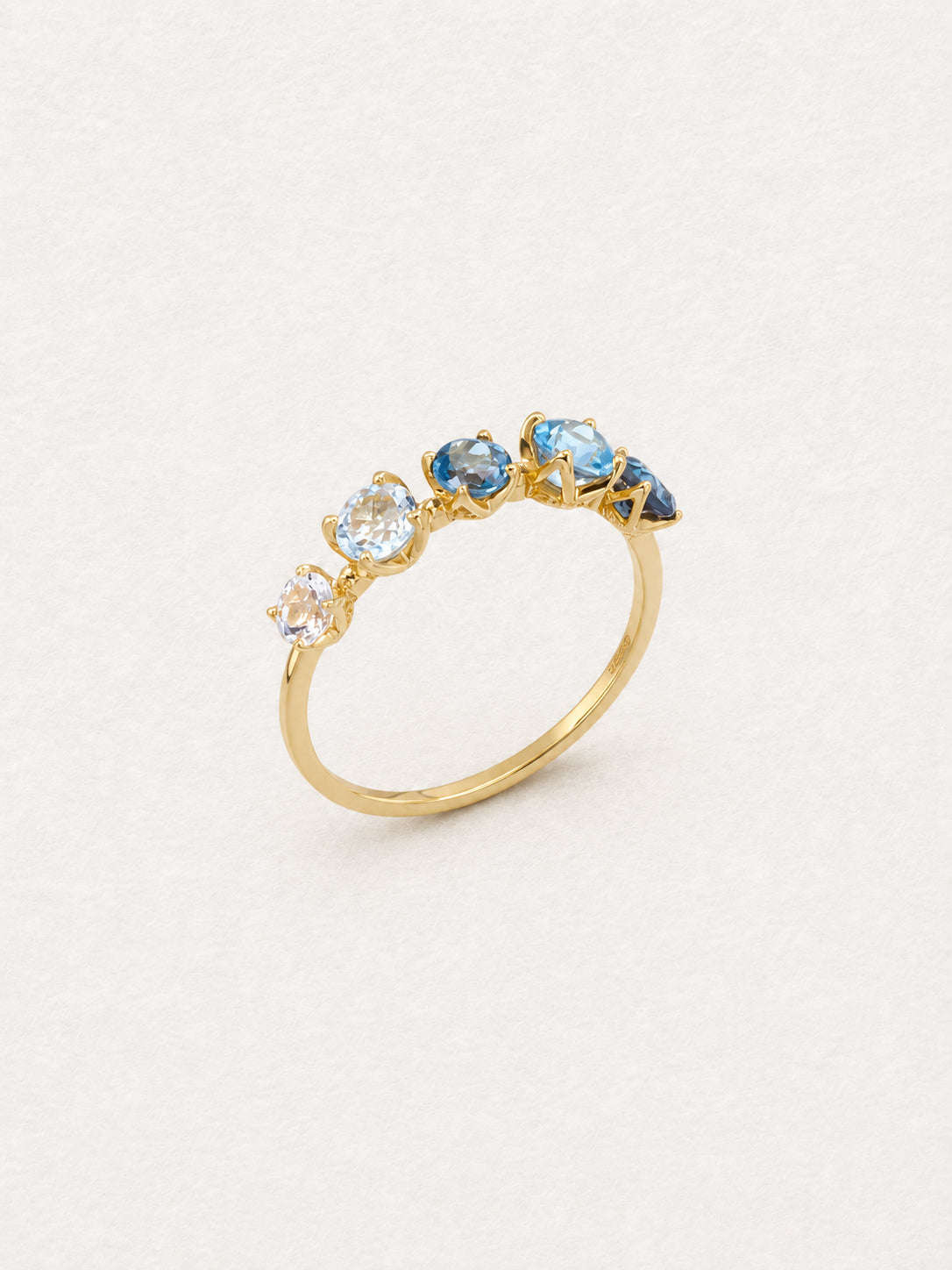 Bonbon Blue Gradient Topaz Ring