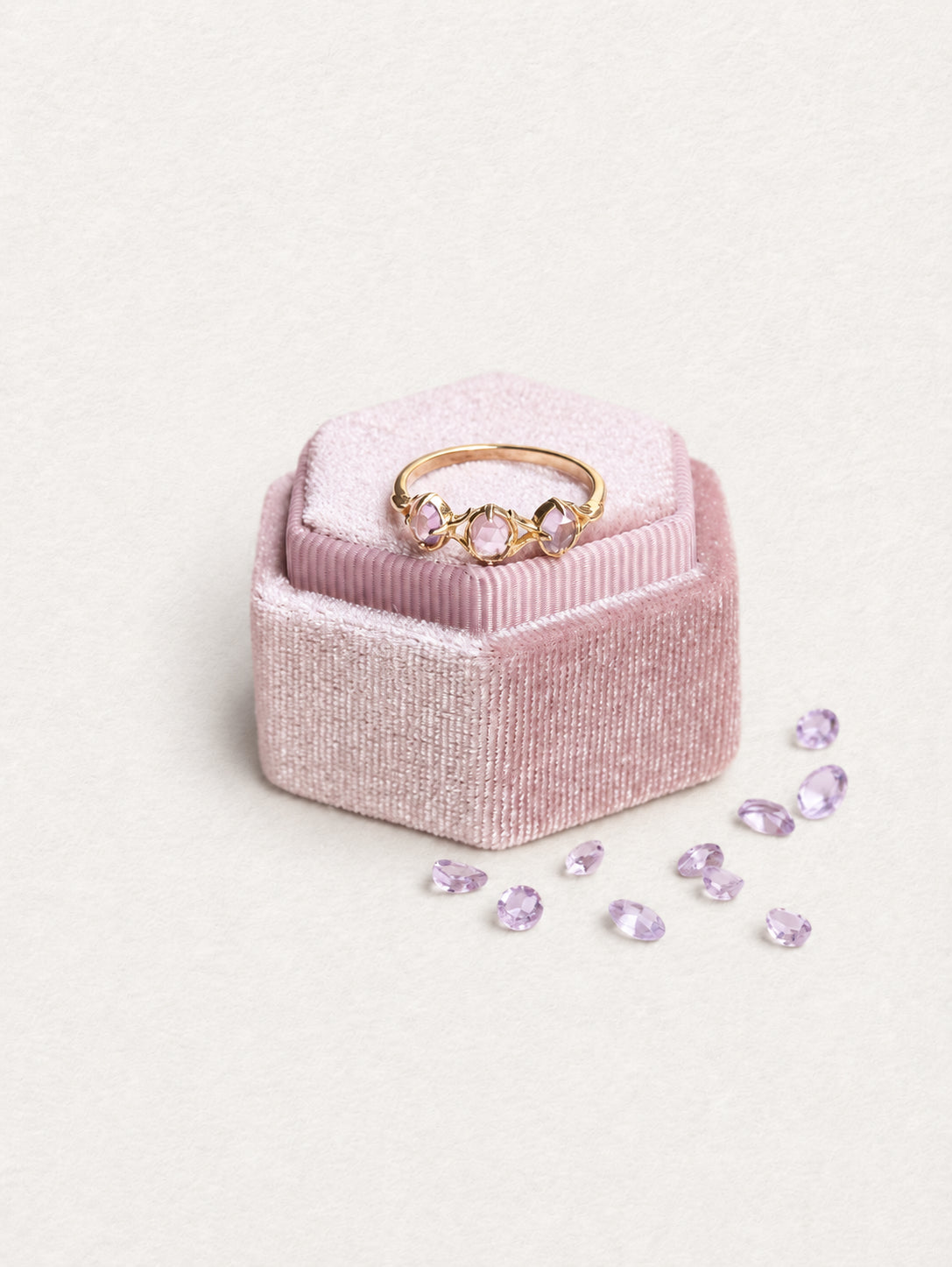 Bonbon Amethyst Ring