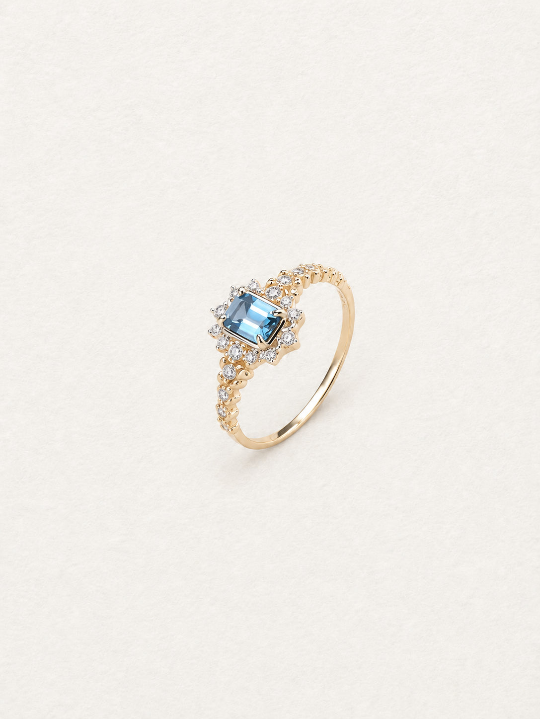 London Blue Topaz Ring Christmas Limited Edition