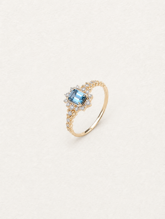 London Blue Topaz Ring Christmas Limited Edition