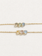 Bonbon Tri-Color Rutilated Quartz Bracelet Christmas Limited Edition
