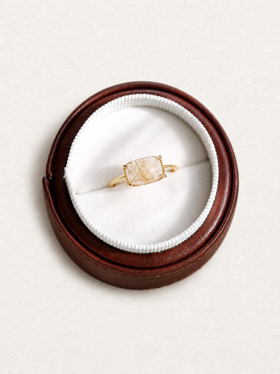 Bonbon Rutilated Quartz Ring Christmas Limited Edition