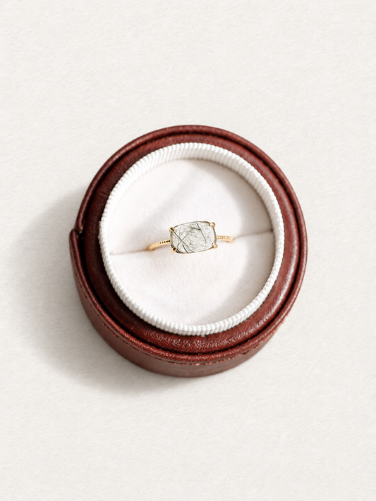 Bonbon Rutilated Quartz Ring Christmas Limited Edition