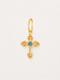 Cross Sapphire Pendant