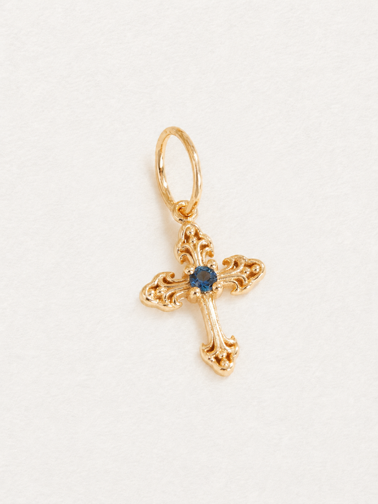 Cross – Pendentif en saphir