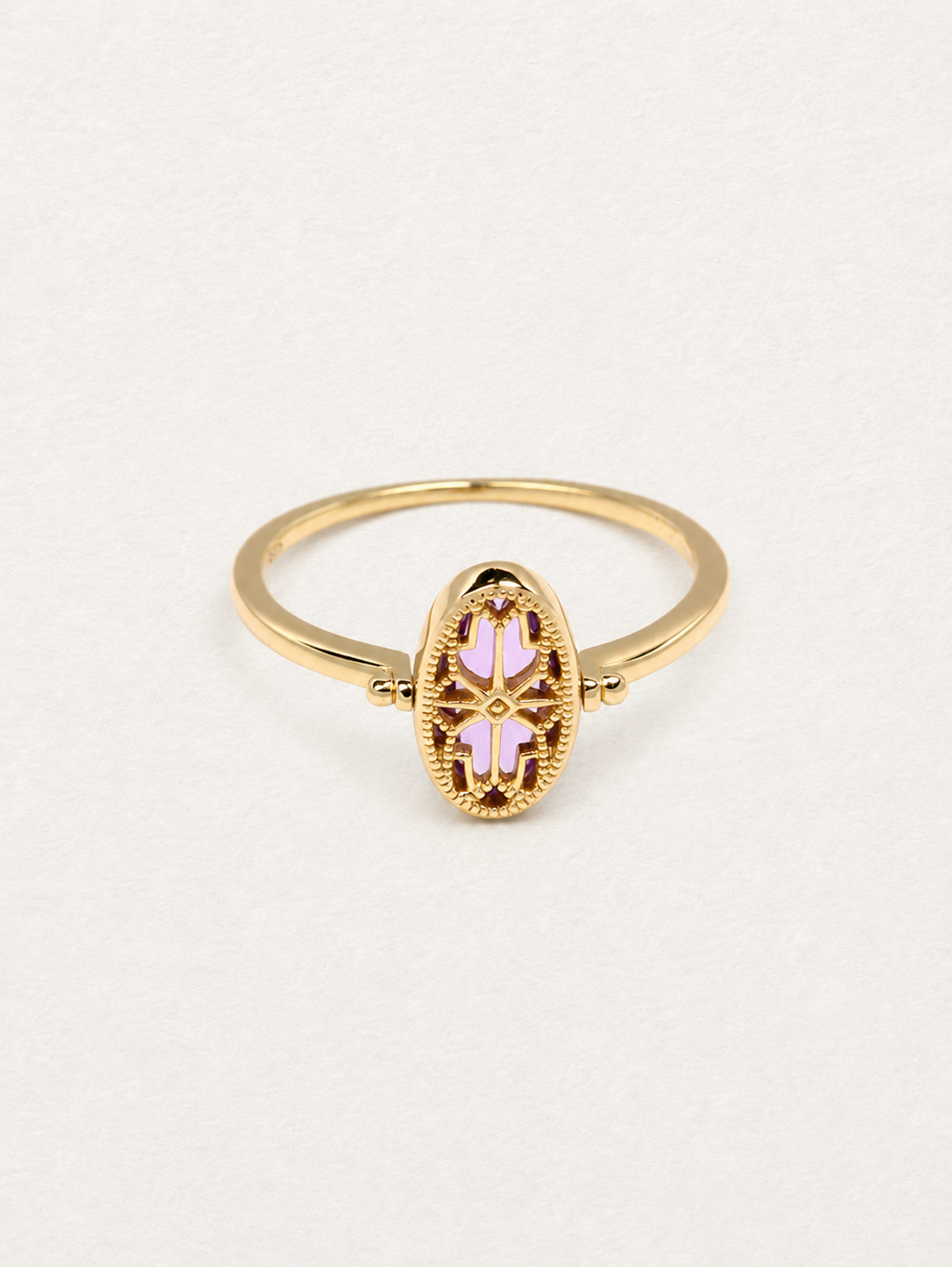Reversible Amethyst Ring