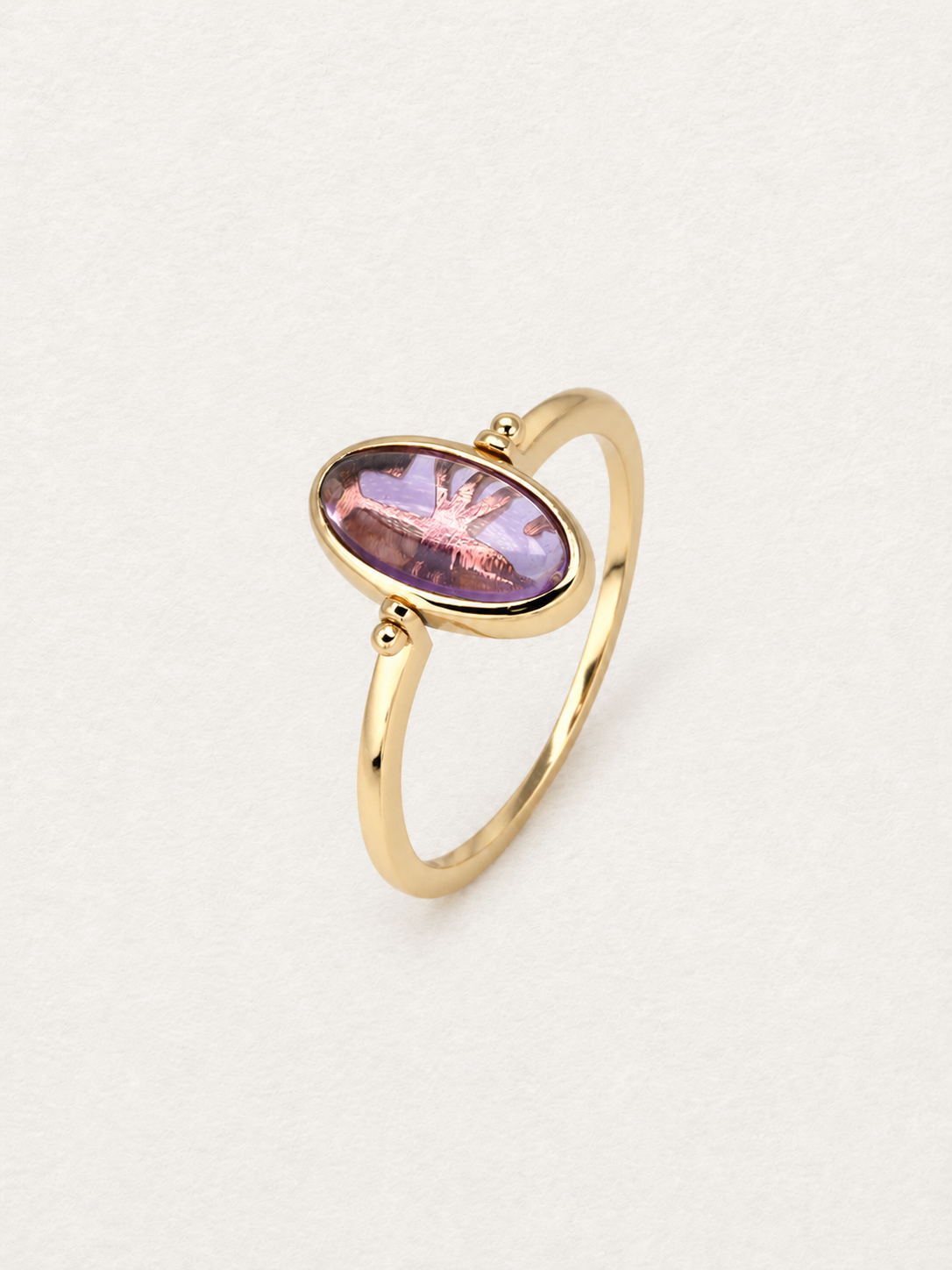 Reversible Amethyst Ring