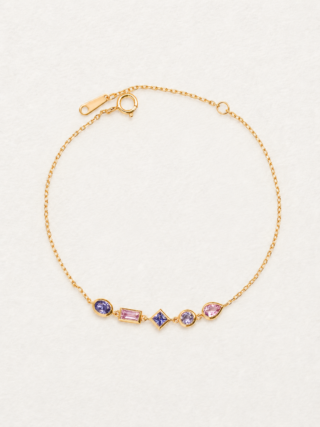 Bonbon Violet Gemstone Bracelet