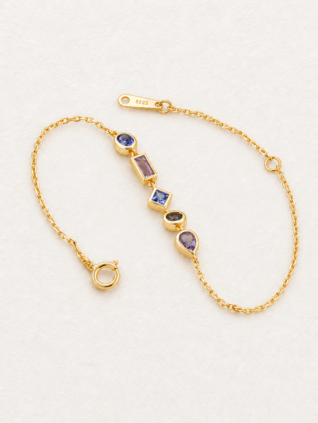 Bonbon Violet Gemstone Bracelet