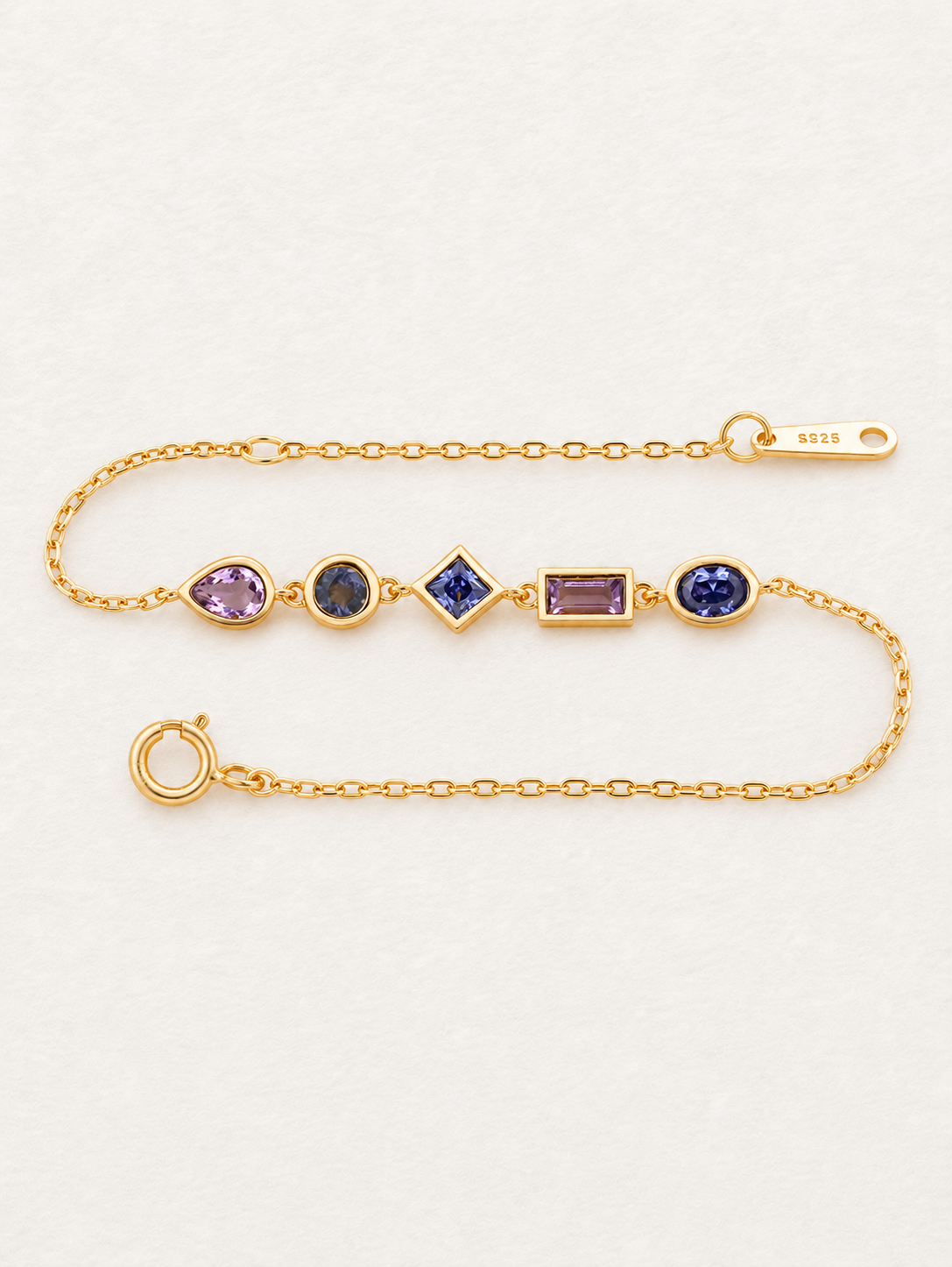 Bonbon Violet Gemstone Bracelet