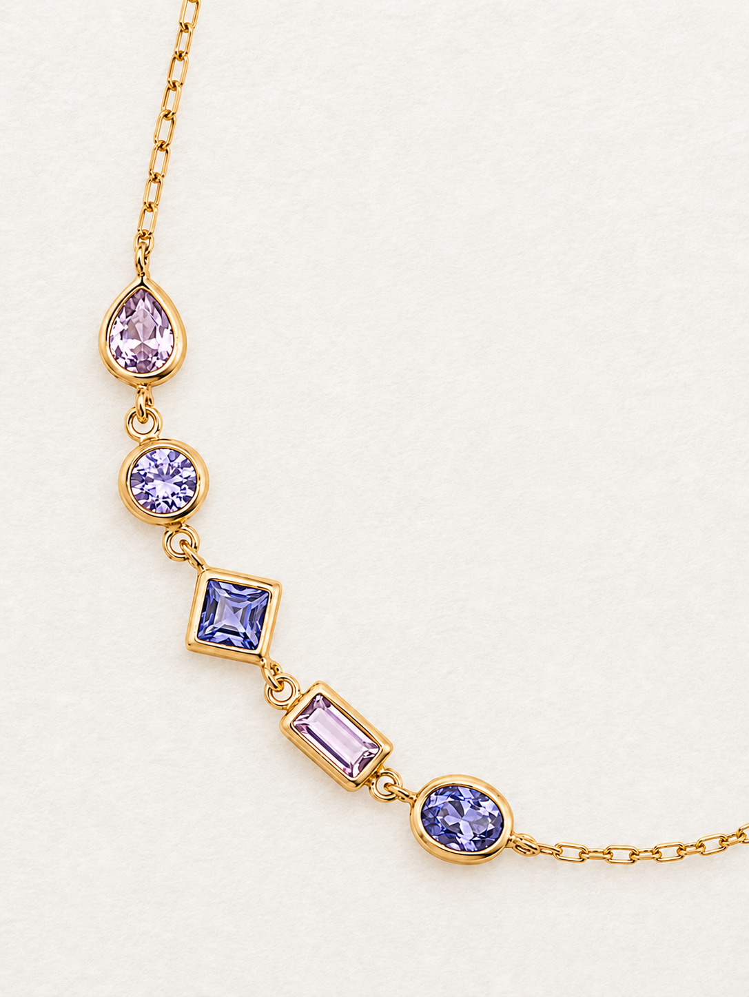 Bonbon Violet Gemstone Bracelet