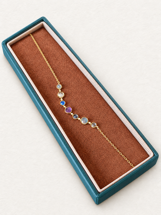 Bonbon Five-Gemstone Necklace