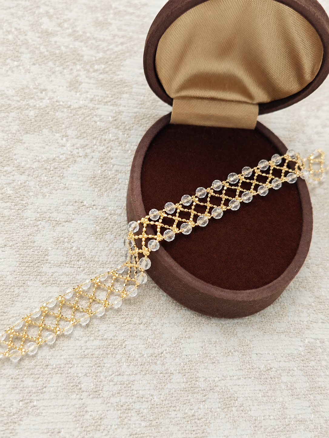 Lace White Zircon Bracelet
