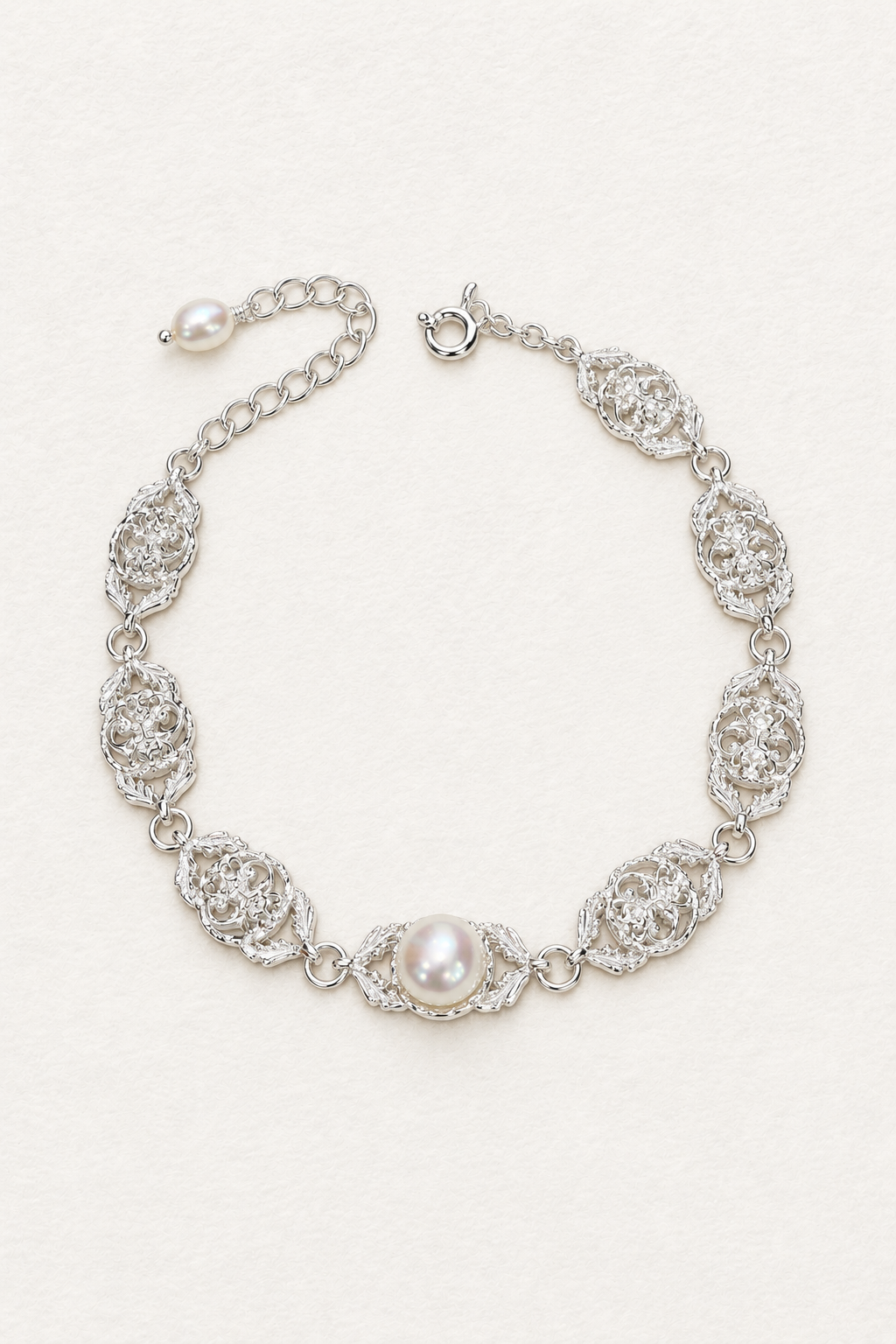 Lace Pearl Bracelet