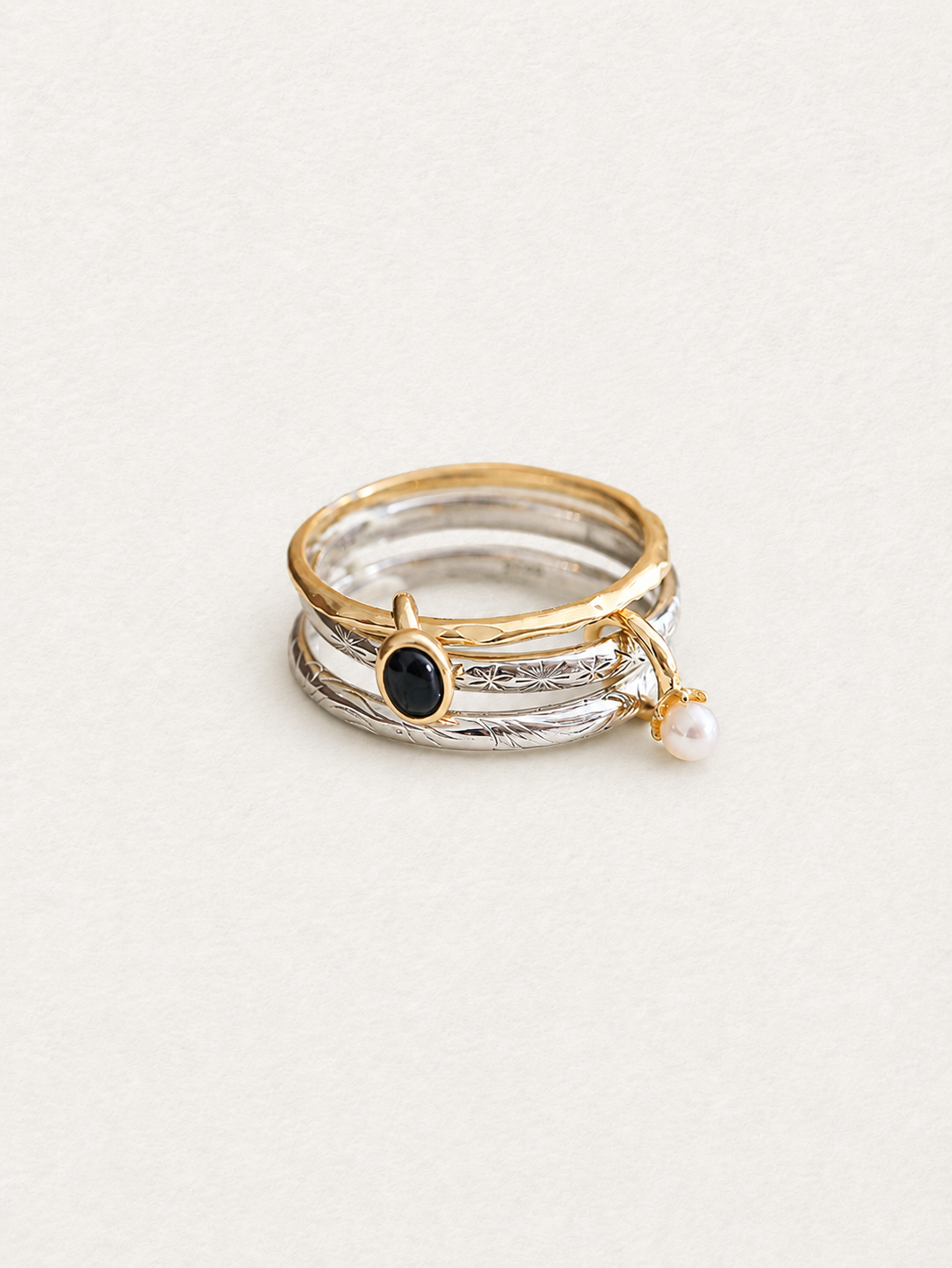 Interlocking Trio Ring