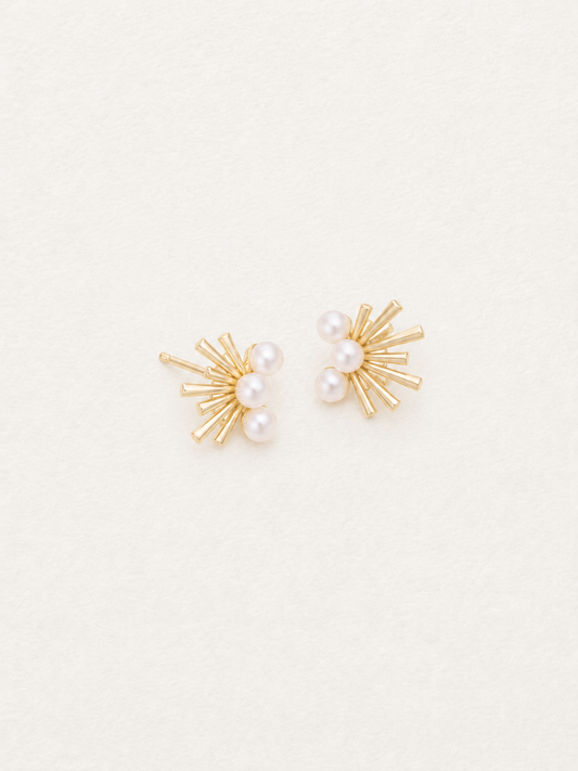 Bloom Pearl Stud Earrings