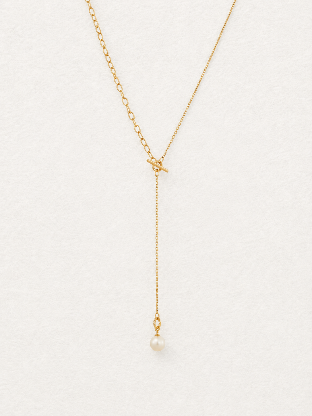 Pearl Lariat Necklace