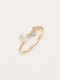 Asymmetrical Pearl Ring