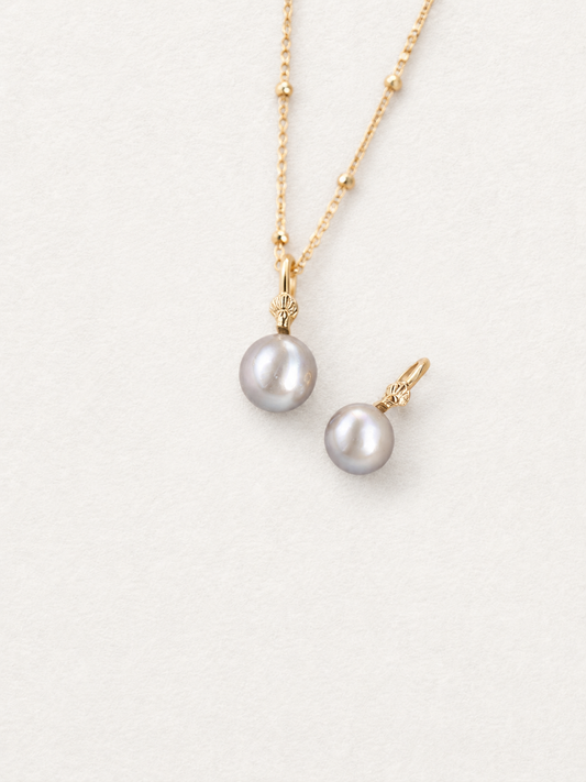 Gray Pearl Pendant