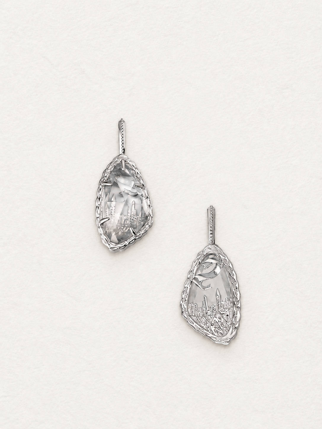 Harry Potter Enchanted Castle Clear Quartz Pendant