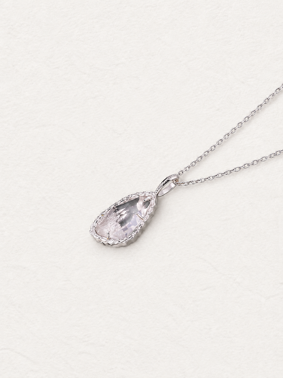 Harry Potter Enchanted Castle Clear Quartz Pendant