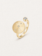 Aries White Zircon Zodiac Ring
