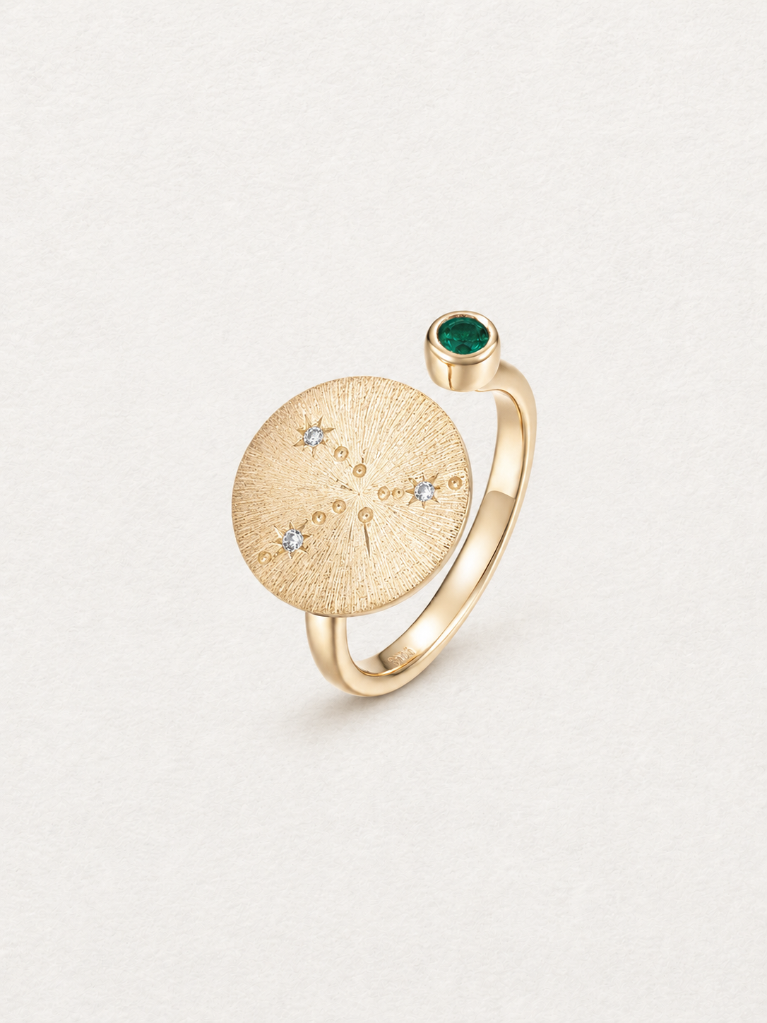 Taurus Emerald Zodiac Ring