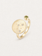 Leo Peridot Zodiac Ring