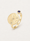 Virgo Sapphire Zodiac Ring