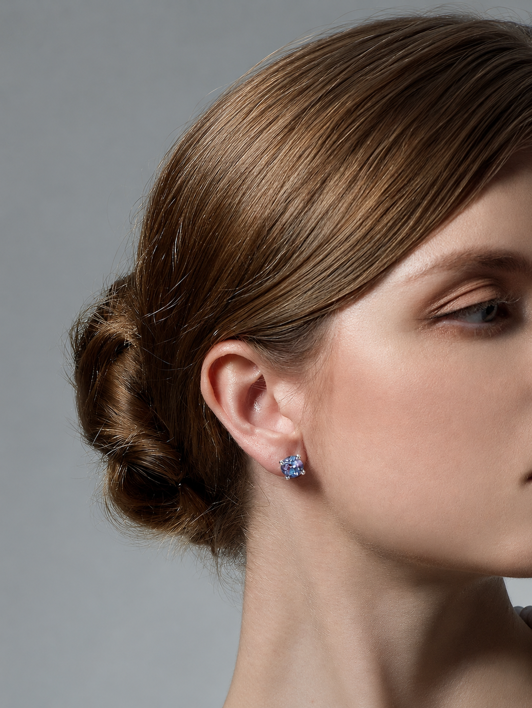 Alexandrite Stud Earrings