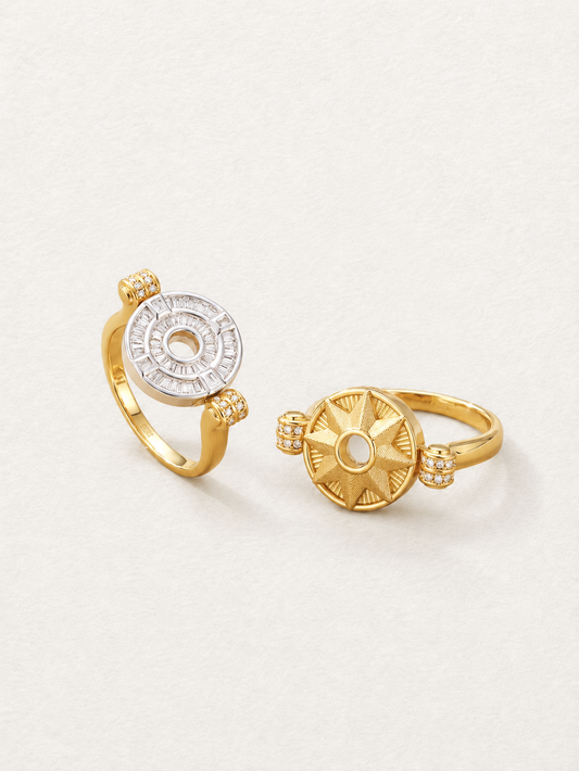 Compass Spinner Ring