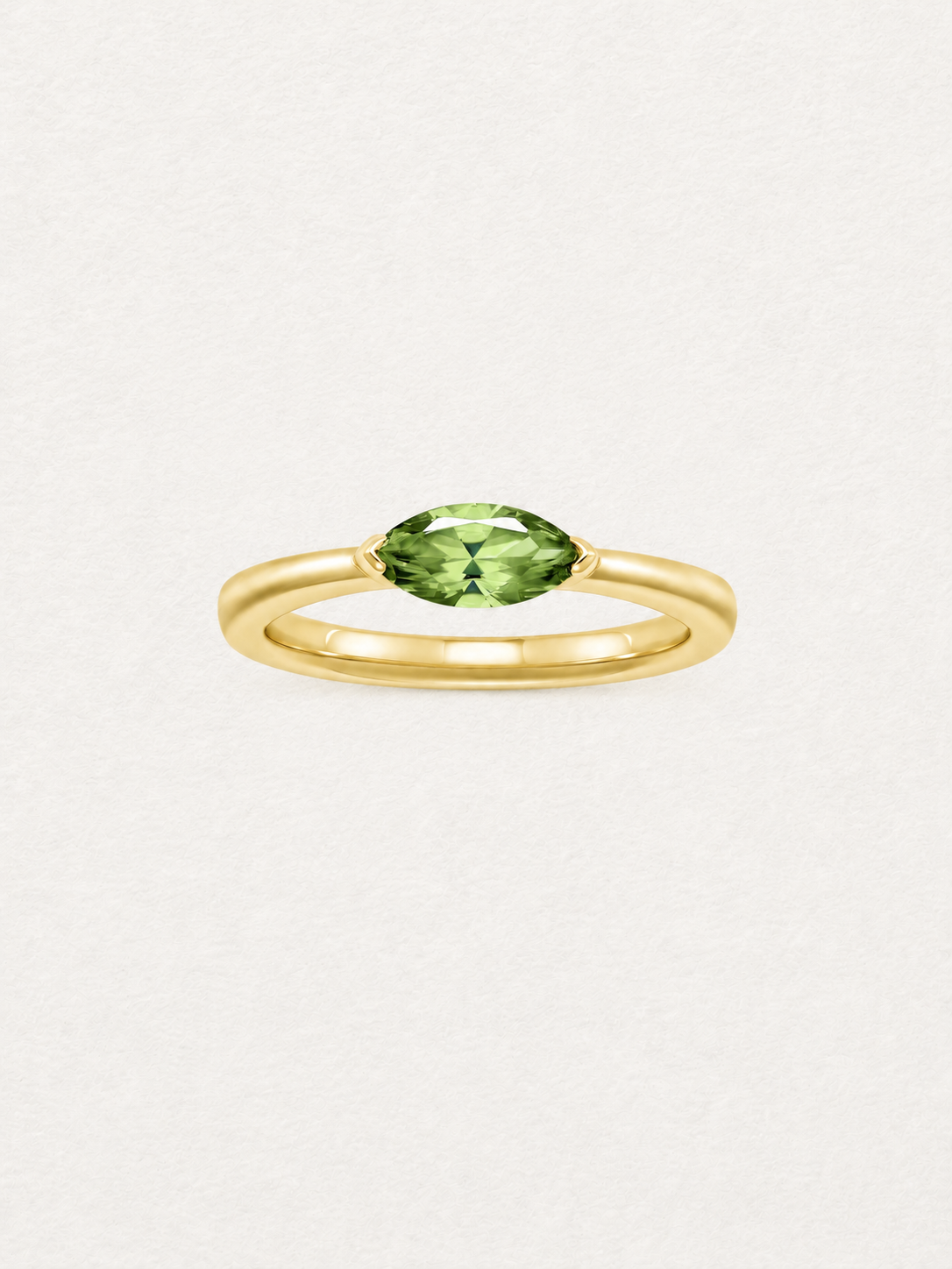 Marquise Peridot Ring