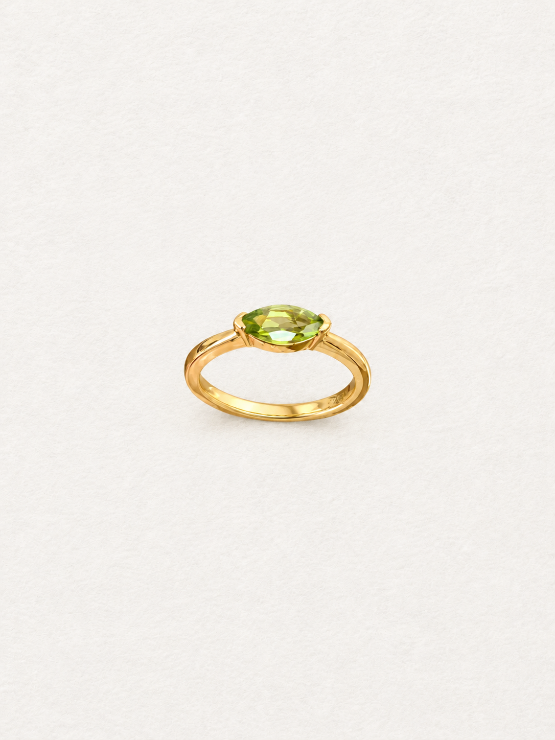 Marquise Peridot Ring