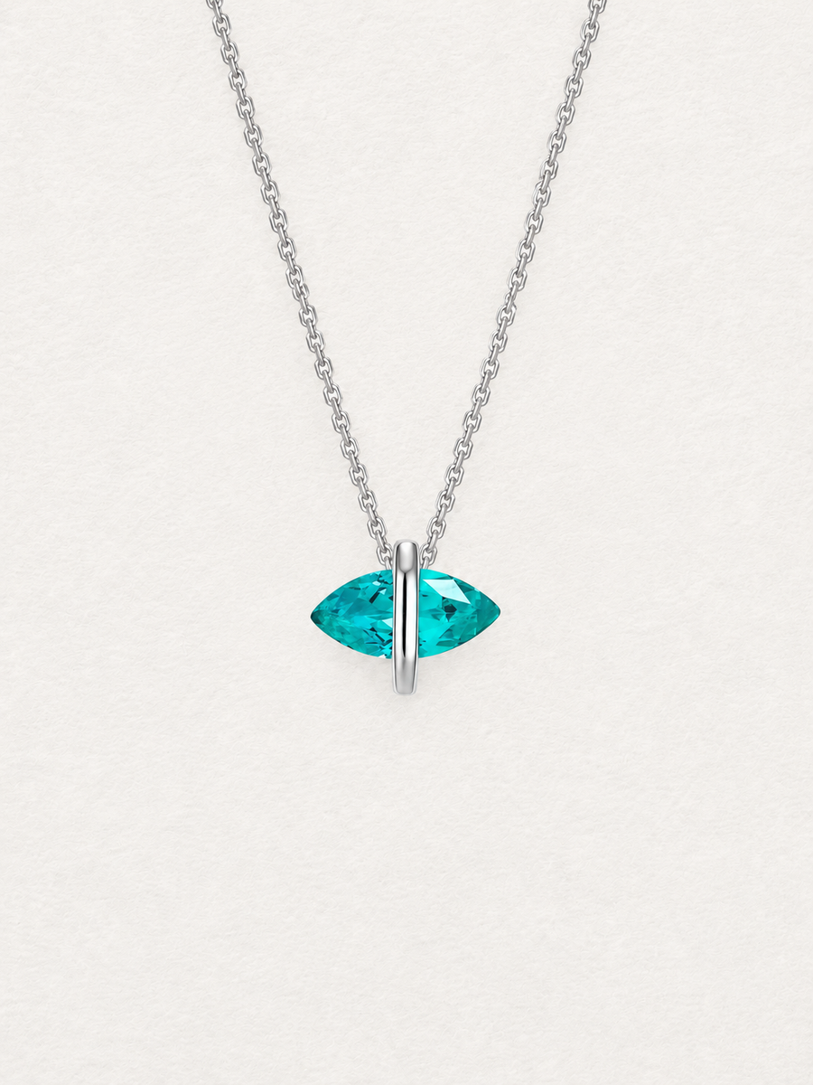 Marquise Paraiba Necklace