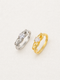 Crossover Moissanite Ring