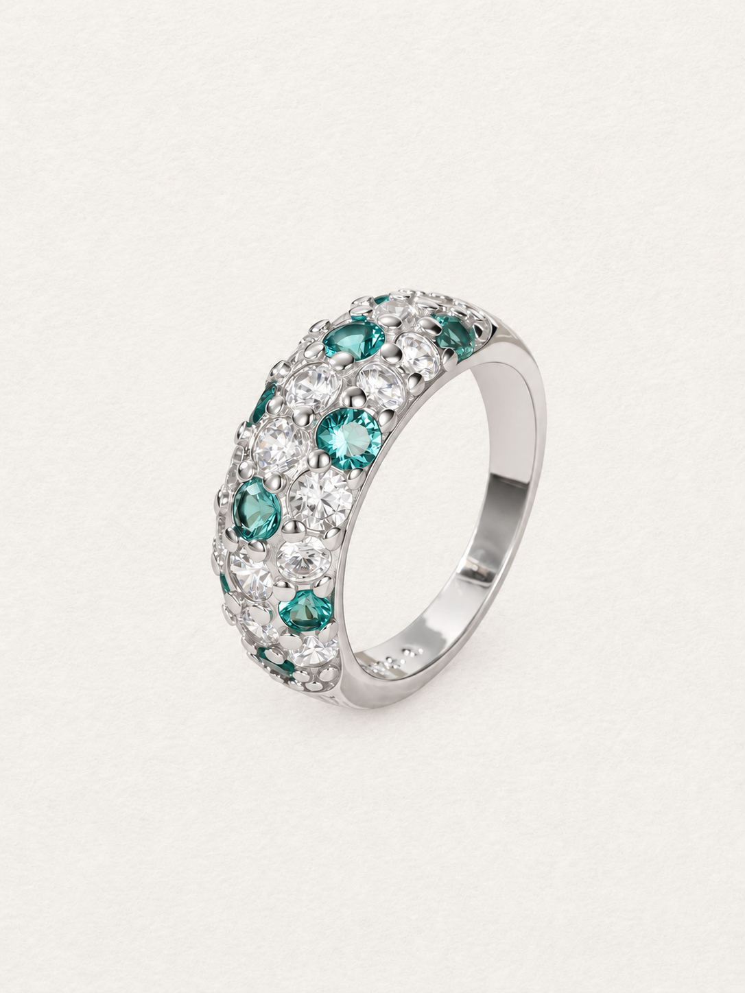 Mint Starry Pavé Ring