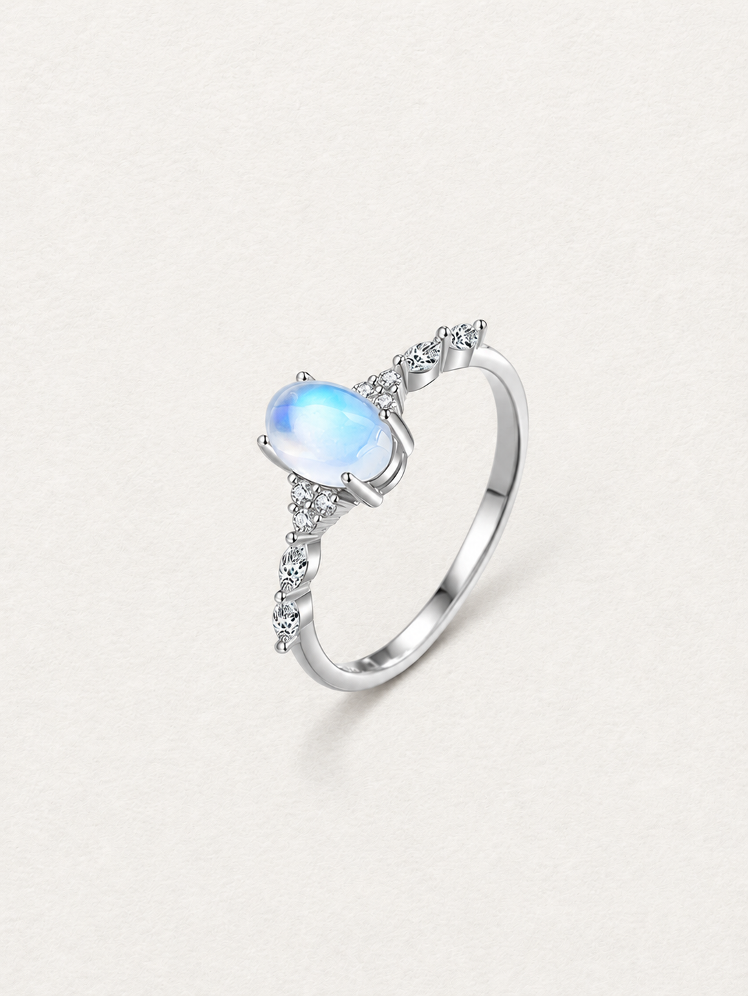 Moonstone Vine Ring