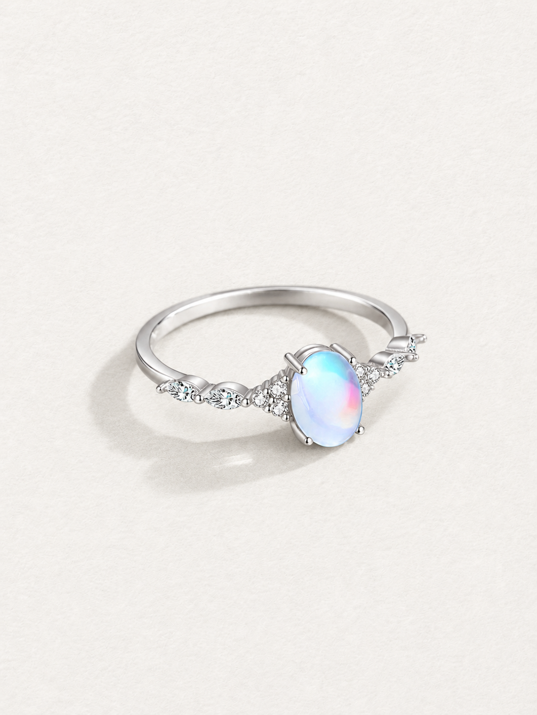 Moonstone Vine Ring