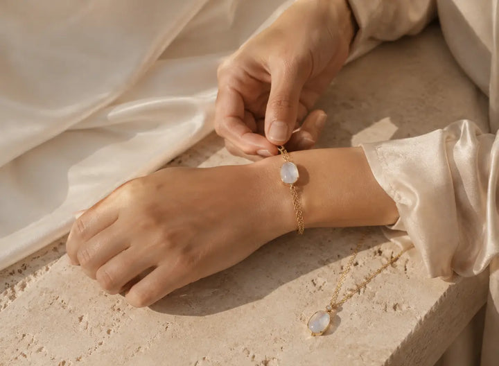 LUMERUNE moonstone bracelet story editorial