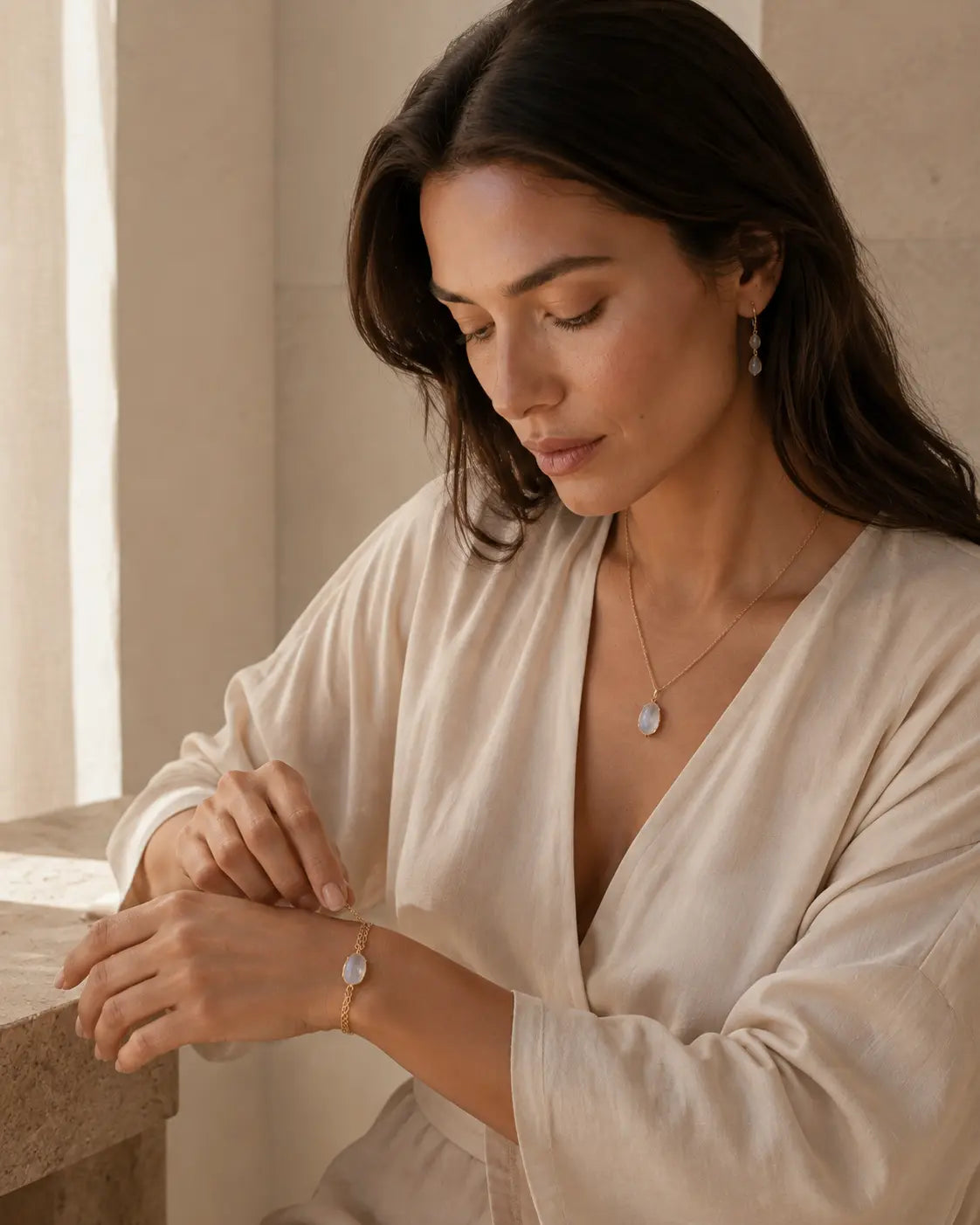 Natural gemstone jewelry by LUMERUNE